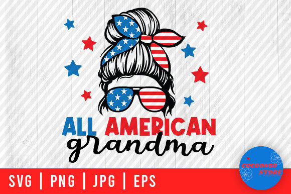 All American Grandma SVG: Crafting Brand Graphics