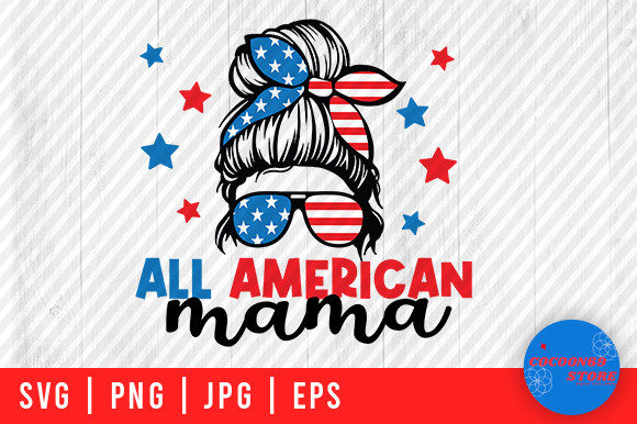 American Mom SVG: Graphics for Crafts