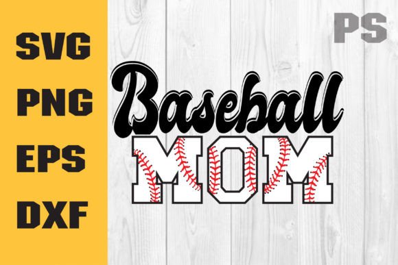 Baseball Mom SVG: Bold Graphics for Crafts