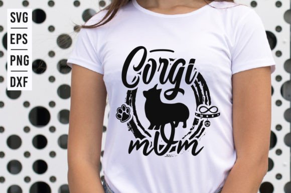 Corgi Mom SVG: Graphics for Crafts & Branding