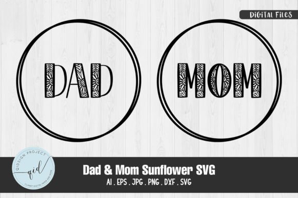 Dad and Mom SVG: Graphics for Crafts