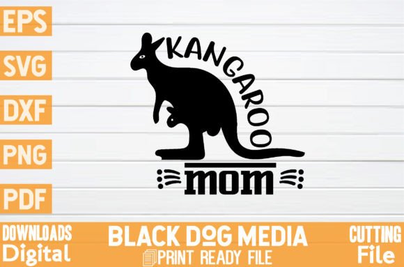 Kangaroo Mom Svg: Elevating Crafts & Graphics