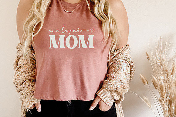 One Loved Mom SVG: Graphics for Crafts