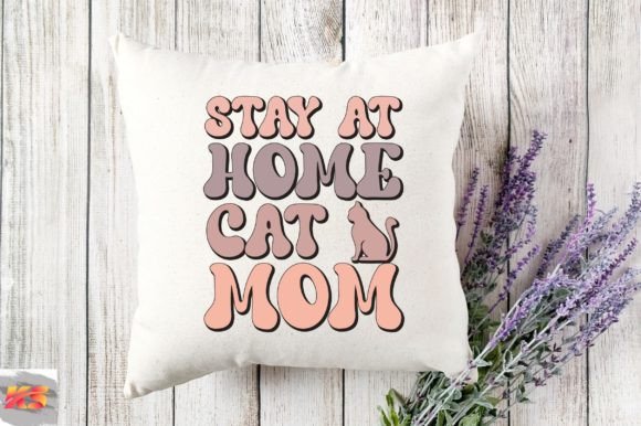 Retro Cat Mom SVG for Crafts & Graphics