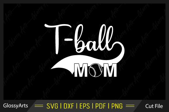 T-ball Mom SVG: Graphics for Crafts & Branding